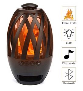 VINCILEE LED Flame Speaker Bluetooth không dây