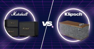 loa nghe nhạc Marshall với loa Klipsch