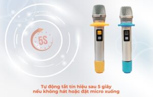 Micro Không dây JKaudio B5 Plus cảm biến tự ngắt