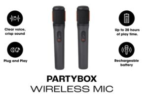 Micro không dây JBL PartyBox Wireless Mic chất lượng