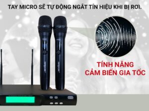 Tính năng cảm biến gia tốc Micro không dây Toprhyme M300