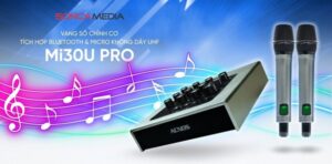 Micro kèm vang Acnos Mi30U Pro chuyên nghiệp