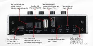 Micro kèm vang Acnos Mi30U Pro kết nối dễ dàng