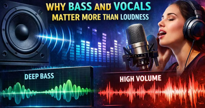 Tại sao bass nhiều giọng hát nghe nhỏ